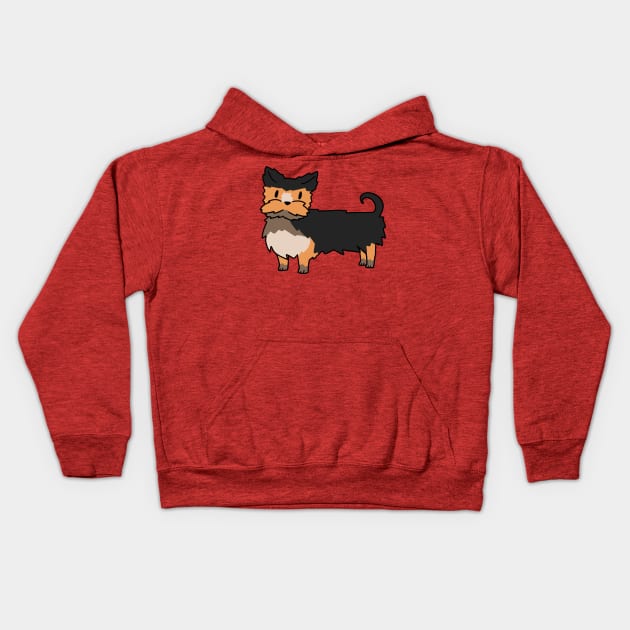 Yorkie Kids Hoodie by saradaboru